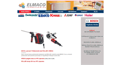Desktop Screenshot of elmaco.hr