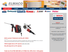 Tablet Screenshot of elmaco.hr